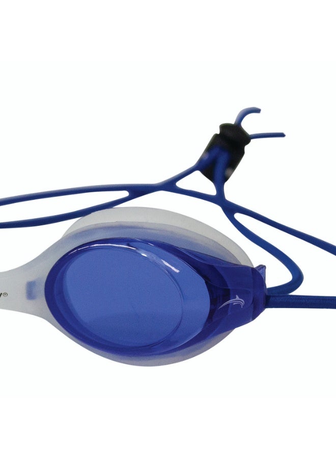 Dolfin Bungee Racer Multicolor Swim Goggle Experience clear vision and a secure, adjustable fit with the Bungee Racer Swim Goggle. Low-profile, leak-resistant, and perfect for training or competition. - Image 2